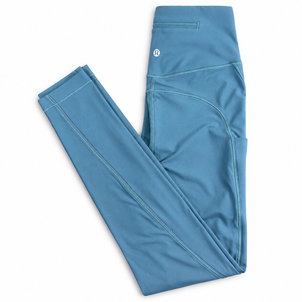 Lululemon Womens Size 2 Blue Wunder Train Leggings